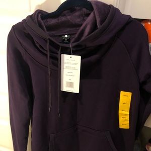 Purple cowl neck NWT active life